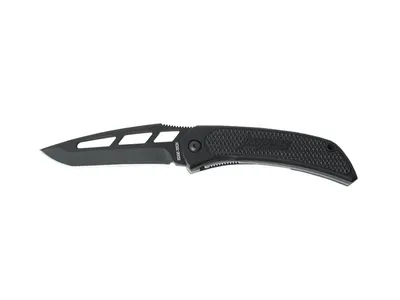 Outdoor Edge Impulse Small Black Plain Nóż składany stal Sandvik 12C27