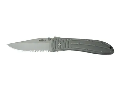 Outdoor Edge Magna Aluminum Serrated Nóż składany stal AUS-8A 23,6 cm