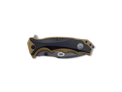 WithArmour Tiger Shark Tan/Black Nóż składany