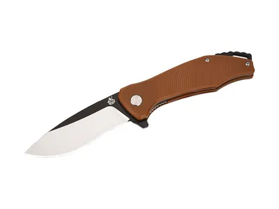 Qsp Raven G-10 D2 QS122-A Brown Nóż składany 20 cm