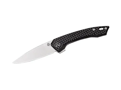 Qsp Leopard Carbon Fiber QS135-A Black Nóż składany 18,5 cm
