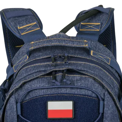 Plecak HELIKON EDC 21L Nylon Polyester Blend - Neoprene - Melange Blue (PL-EDC-NP-M2) HELIKON-TEX - widok 6
