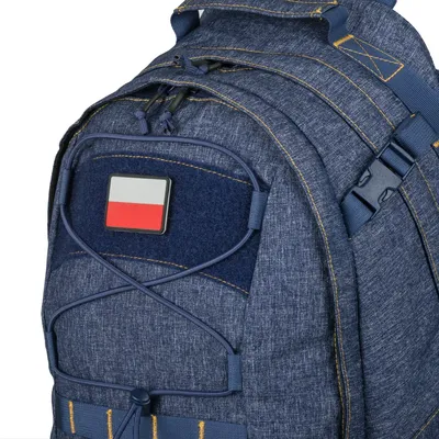 Plecak HELIKON EDC 21L Nylon Polyester Blend - Neoprene - Melange Blue (PL-EDC-NP-M2) HELIKON-TEX - widok 3