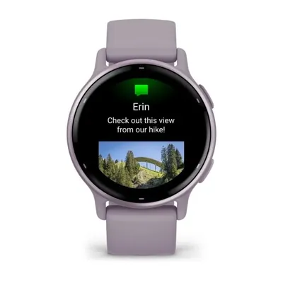 Zegarek Garmin Vivoactive 5 42mm Fioletowy - widok 2