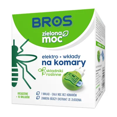Elektro + wkład Bros zielona moc na komary (955)