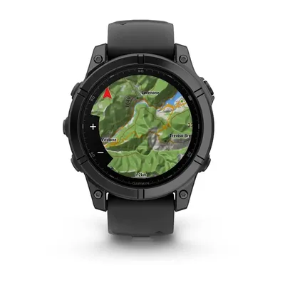 Smartwatch GARMIN Fenix E stainless Steel slate grey - widok 5