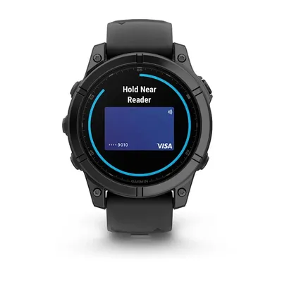 Smartwatch GARMIN Fenix E stainless Steel slate grey - widok 2