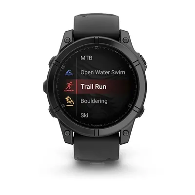 Smartwatch GARMIN Fenix E stainless Steel slate grey - widok 7