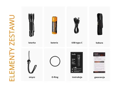 Latarka diodowa Fenix TK16 V2.0 (TK16 V2.0) - widok 7