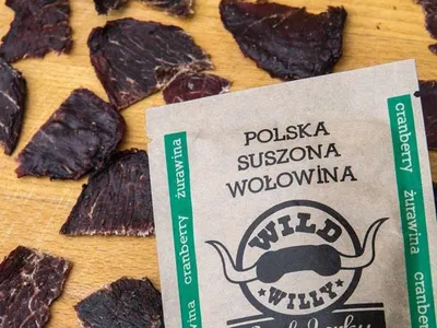 Wołowina suszona Wild Willy żurawina bezglutenowa 30 g (465-003) - widok 2