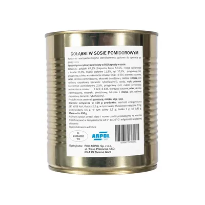 Gołąbki Arpol w sosie pomidorowym 850 g (564-005) - widok 2