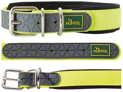 Obroża Convenience Comfort neon żółta (454-023) HUNTER - widok 2