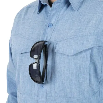 Koszula Helikon DEFENDER Mk2 Gentleman Melange Light Blue (KO-DGM-PO-6520Z) HELIKON-TEX - widok 2