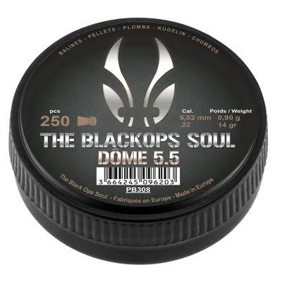 Śrut 5,52 mm Diabolo Black Ops Dome 250 szt. półokrągły (PB308)