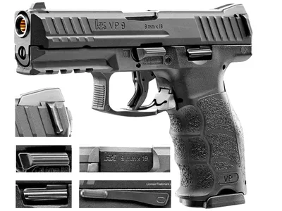 Pistolet ASG GRG Heckler&Koch HK-VP9 6mm Green Gas (2.6334) - widok 3