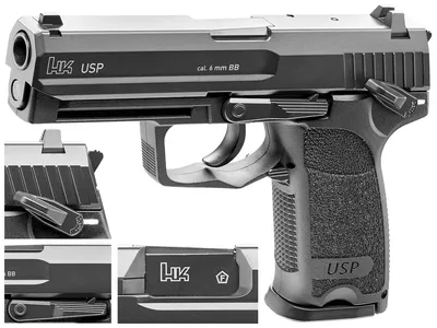 Pistolet ASG Heckler&Koch HK-USP 6mm CO2-12g BlowBack (2.6356) - widok 2