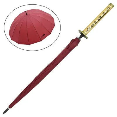 Katana parasol HATTORI HANZO ZS672 - parasol z rękojeścią katany - widok 2