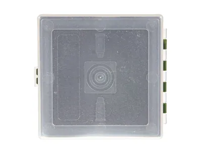 Pudełko Megaline 11x11x3,5 cm zielono-przezroczyste gąbka 1 szczęka rekina (607/0002GT) - widok 3