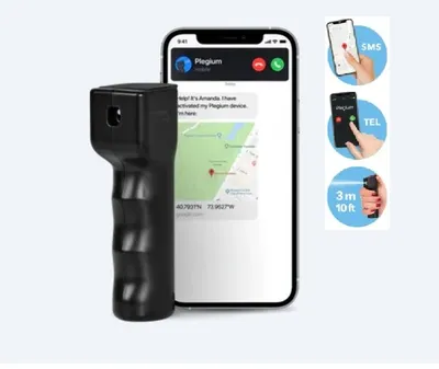 Gaz pieprzowy Plegium Smart Mini Black +GPS+SMS+TEL (SPSM-P-S-POL-BL-E)