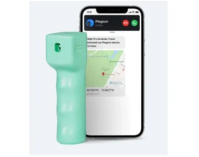 Gaz pieprzowy Plegium Smart Mini Mint Green +GPS+SMS+TEL (SPSM-P-S-POL-MG-E) - widok 2