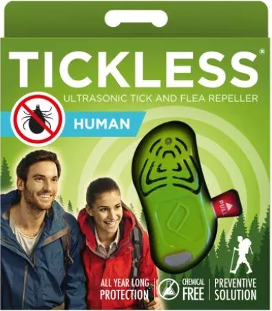 TICKLESS ultradźwiękowy na kleszcze, dla ludzi HUMAN, zielony - widok 2
