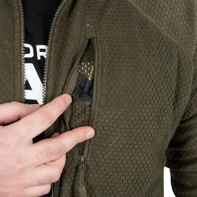 Polar Helikon ALPHA TACTICAL Grid Fleece Coyote (BL-ALT-FG-11) HELIKON-TEX - widok 7