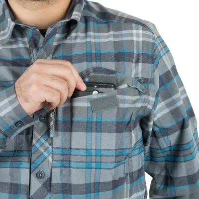 Koszula Helikon Defender Mk2 PILGRIM Long Sleeve Shirt - Gringer Plaid (KO-DPG-SR-P2401) HELIKON-TEX - widok 5