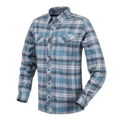 Koszula Helikon Defender Mk2 PILGRIM Long Sleeve Shirt Blue Plaid (KO-DPG-SR-P6501)