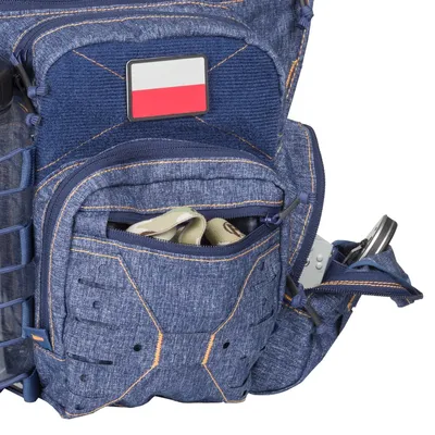 Torba HELIKON EDC SIDE BAG - Nylon Polyester Blend - Neoprene - Melange Blue - One Size (TB-PPK-NP-M2) HELIKON-TEX - widok 5