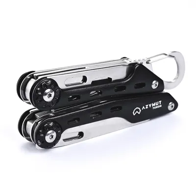 Multitool AZYMUT Turon - 10 narzędzi + karabińczyk +kabura do pasa (H-P224108) - widok 2