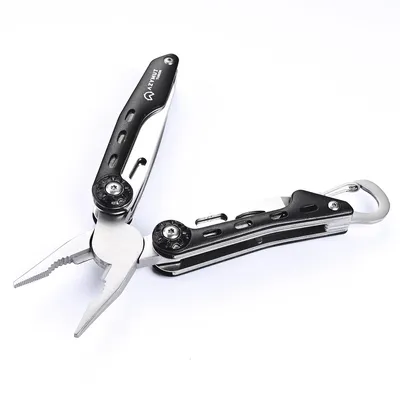 Multitool AZYMUT Turon - 10 narzędzi + karabińczyk +kabura do pasa (H-P224108) - widok 6
