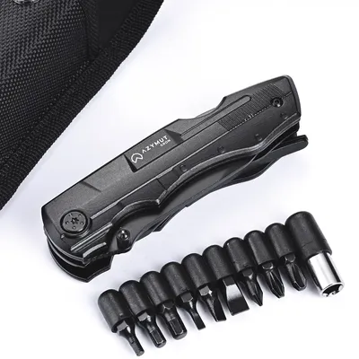 Multitool AZYMUT Gron - 11 narzędzi + 9 bitów + kabura (H-P224052) - widok 3