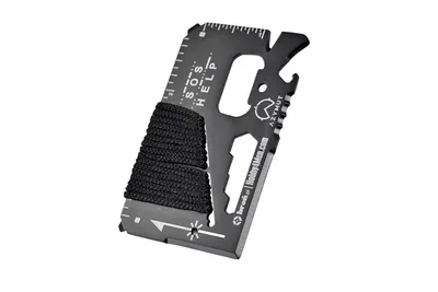 Multitool AZYMUT TOOL CARD karta wielofunkcyjna - 13 narzędzi + etui, 85/53 mm (H-O200930TC)