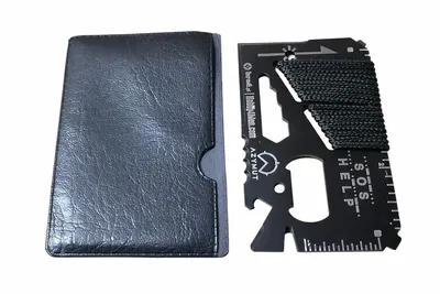 Multitool AZYMUT TOOL CARD karta wielofunkcyjna - 13 narzędzi + etui, 85/53 mm (H-O200930TC) - widok 3