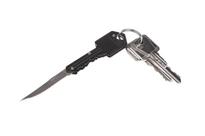 Nóż GUARD Key Knife, nóż składany w kluczu czarny (YC-006-BL) - widok 6