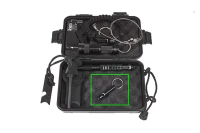Gwizdek przetrwania GUARD Whistle Aluminium czarny (YC-010-BL) - widok 4