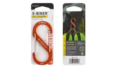 Karabińczyk Nite Ize S-Biner Aluminum Dual Carabiner #4 - Orange - SBA4-19-R6