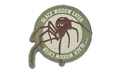 Naszywka 3D - Black Widdow Eater - Coyote - 101 Inc.