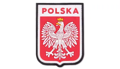 Naszywka 3D - Polska herb - Kolor - 444130-7057 - 101 Inc.