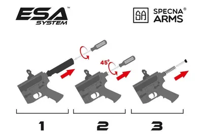 Karabinek ASG RRA SA-E01 EDGE czarny (SPE-01-023914) SPECNA ARMS - widok 5