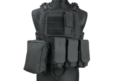 Kamizelka taktyczna typu AAV FSBE - czarna (GFT-18-000330) GFC TACTICAL - widok 2