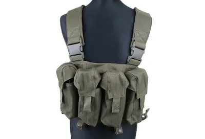 Kamizelka taktyczna typu Chest Rig - oliwkowa (GFT-18-000927) GFC TACTICAL - widok 4
