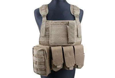Kamizelka taktyczna typu MBSS Plate Carrier - coyote (GFT-18-000363) GFC TACTICAL - widok 2