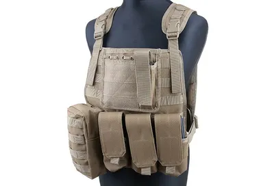 Kamizelka taktyczna typu MBSS Plate Carrier - coyote (GFT-18-000363) GFC TACTICAL - widok 5