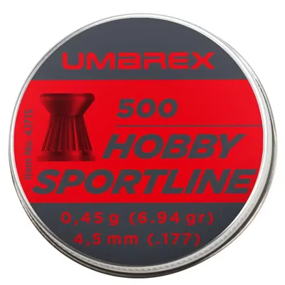 Śrut 4,5 mm Diabolo UMAREX Hobby Sportline płaski 500 szt. (4.1715)