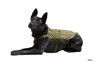 Kamizelka taktyczna dla psa PRIMAL GEAR - oliwkowa L (PRI-18-017429) - widok 5