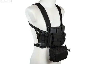 Taktyczny Chest Rig typu Mk4 - Czarny (PRI-18-034306) PRIMAL GEAR - widok 3