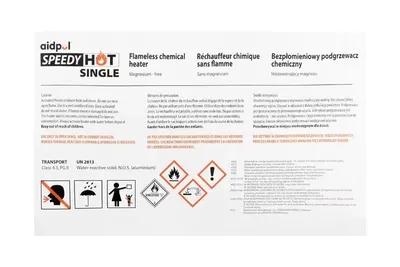 Podgrzewacz chemiczny do posiłków AIDPOL bezpłomienny - widok 2