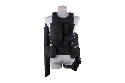 Pasoszelki typu X - czarne (GFT-34-011570) GFC TACTICAL - widok 3