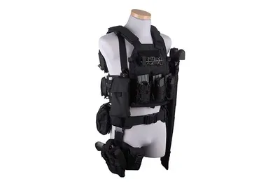 Modułowy panel udowy z kaburą - oliwkowy (GFT-29-000568) GFC TACTICAL - widok 5
